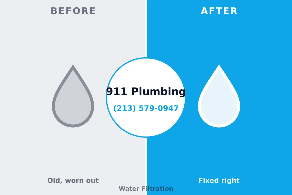 Before and after: plumbing company Gainesville, GA